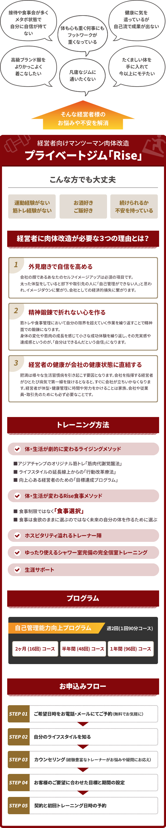 プライベートジム「Rise」